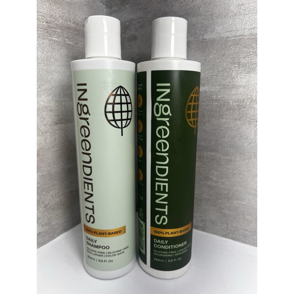 Ingreendients Non Toxic Vegan Shampoo and Conditioner 9.6 Fl Oz (Pack of 2)